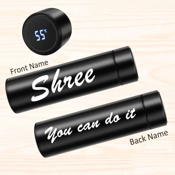 Smart Water Bottle - Black - Image 2